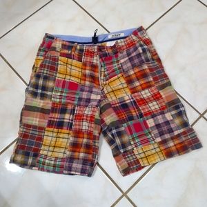 J Crew plaid Vintage Madras short size 34